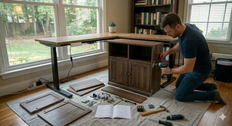 Office Storage Cabinet Assembly in North Carolina
