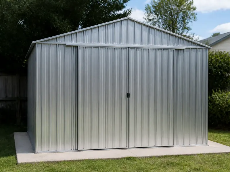 Aoxun 6.2×4 Metal Shed Assembly in North Carolina