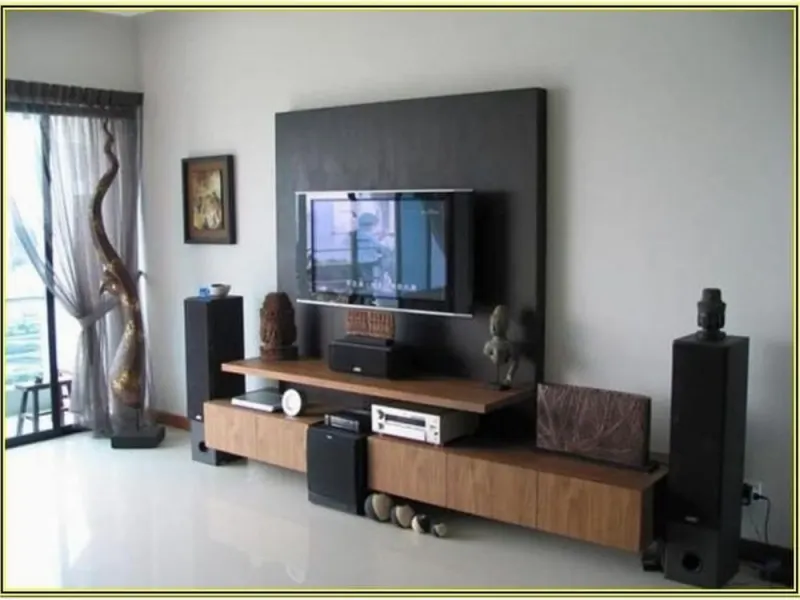 High Wall TV Mount (standard studs) in North Carolina