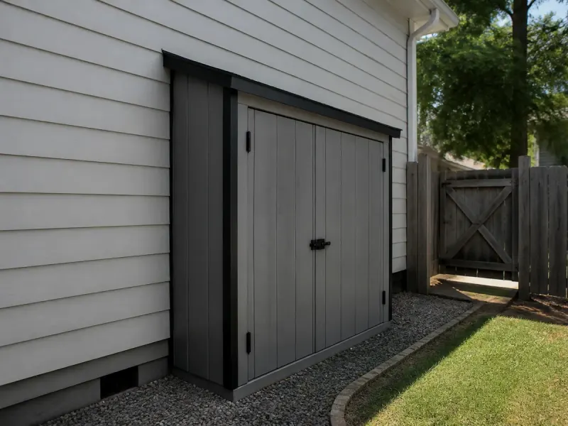 Freestanding Lean-to Shed Kit Assembly in North Carolina